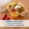thumbnail image 5 of Member's Mark Clear 2-Compartment Nacho Trays 6.5" x 5", 200 ct., 5 of 8