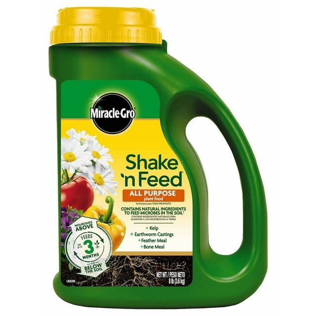 Miracle-Gro Shake 'N Feed All Purpose Plant Food 8lb. Jug