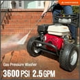 thumbnail image 2 of Yard Force 3600PSI 2.5GMP Honda GX200 196cc Gas Pressure Washer with high performance axial pump, 2 of 8