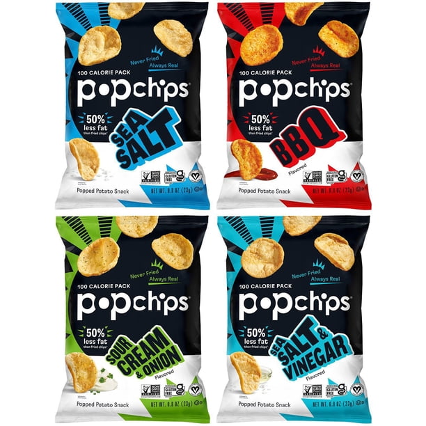 Popchips Variety Pack Chips, 0.8 oz., 30 pk. - Samsclub.com