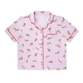 thumbnail image 7 of Member's Mark Women's Americana Notch Collar Short Sleeve and Short Pajama Set, 7 of 11