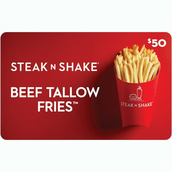Steak 'n Shake $50 Email Delivery Gift Card