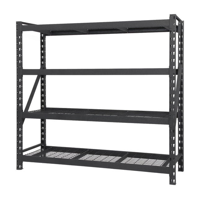 box furniture company d4s sapele 4 shelf rack, double... Member's Mark High Strength Steel 4-Shelf Rack - Samsclub.com