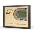 thumbnail image 1 of YouTheFan Purdue Boilermakers 25-Layer Football Stadium View 3D Wall Art, 1 of 5