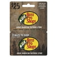 thumbnail image 1 of Bass Pro $25 Gift Card, 1 of 1