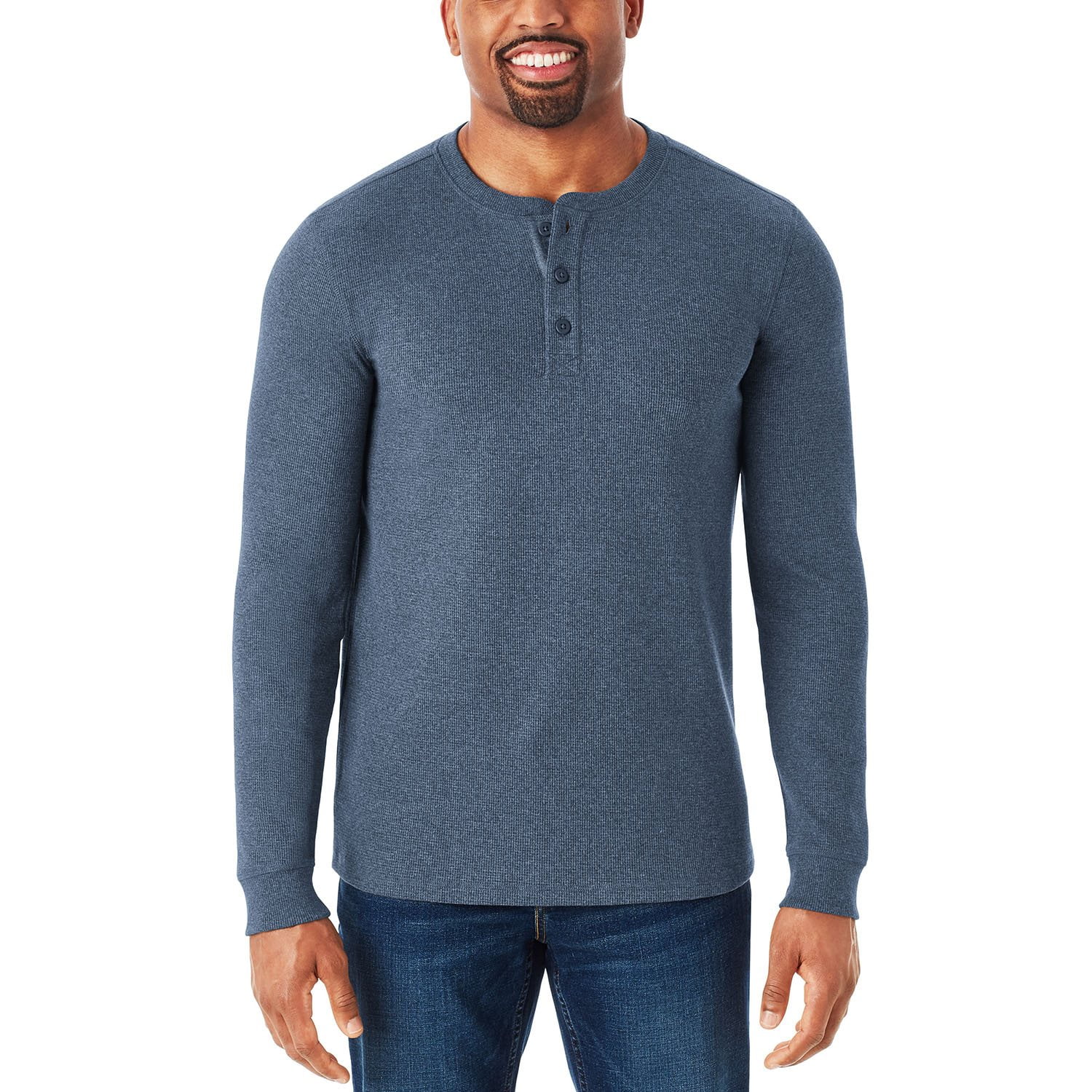 Member's Mark Men's Long Sleeve Thermal Henley - Samsclub.com