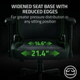 thumbnail image 3 of Razer Iskur V2 X Fabric Ergonomic Gaming Chair Leet Edition, 3 of 13