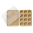 thumbnail image 2 of Nordic Ware 3-Piece Nonstick Baking Set, Quarter Sheet & Muffin Pan with Cover, 2 of 9