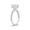 thumbnail image 3 of Emerald Cut with Baguette Accents Diamond Ring in 14K Gold, 3 of 7