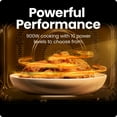 thumbnail image 3 of Chefman 0.9 cu. ft Stainless Steel 900W Countertop Microwave Oven with 6 Preset Functions, 3 of 6