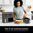 thumbnail image 7 of Ninja Foodi 6-in-1, 8 Quart 2-Basket Air Fryer with DualZone Technology, 7 of 12