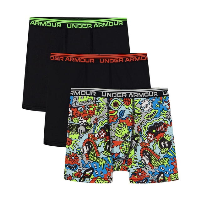 Under Armour Boys 3-Pack Performance Boxer Brief