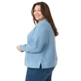 thumbnail image 6 of Seven7 Women's Waffle V-Neck Top, 6 of 11