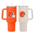 thumbnail image 1 of Logo Brands Cleveland Browns 40 oz. Stainless Steel Tumbler Set, 1 of 6