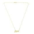 thumbnail image 3 of Script Love Pendant Necklace in 14K Gold, 3 of 6