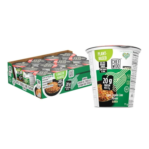 Chef Woo Spicy Tequila Lime Ramen Noodles, 2.5 oz., 12 pk