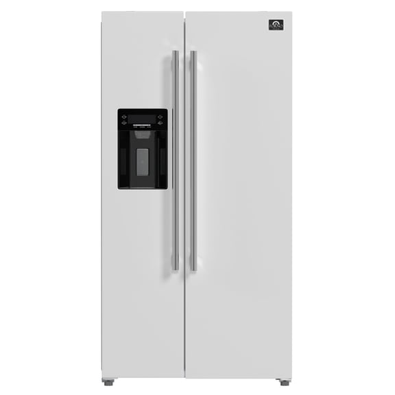 Salerno 20 cu. ft. Side-by-Side Refrigerator with Ice & Water Dispenser
