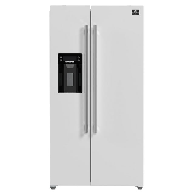 Salerno 20 cu. ft. Side-by-Side Refrigerator with Ice & Water Dispenser