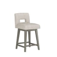thumbnail image 12 of HH2 Home Upholstered Key Back Wood Adjustable Height Swivel Bar Stool, 12 of 20