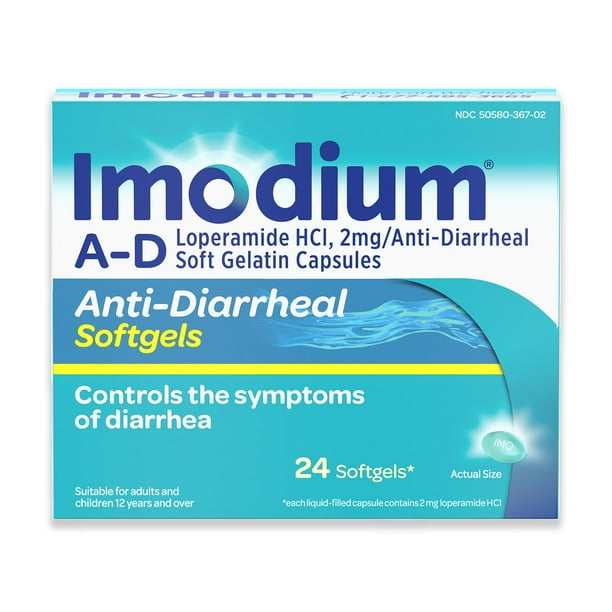 Imodium Anti-Diarrheal Softgels 24 ct