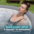 thumbnail image 8 of SaluSpa Azores Energy-Efficient AirJet 3-5 Person Inflatable Hot Tub, 8 of 10