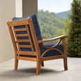 thumbnail image 3 of Sonoma Lane Catalina Teak Sofa Set with Sunbrella Fabric, 5pc, 3 of 12