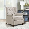thumbnail image 1 of Member's Mark Corinne Tufted Cream Fabric Pushback Recliner, 1 of 7
