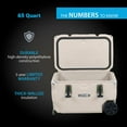 thumbnail image 3 of Lifetime 65 Quart High Performance Cooler with Wheels, 3 of 10