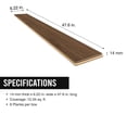 thumbnail image 14 of Select Surfaces Acadia Waterproof AC5 Laminate Flooring 14 mm Thick 6.22 in. W x 47.60 in. L (12.34 sq. ft. / carton), 14 of 14