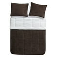 thumbnail image 4 of Swift Home 3-Piece Reversible Faux Fur Sherpa Comforter Set, Assorted Sizes, 4 of 6