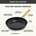 thumbnail image 4 of GreenPan Reserve 10-Piece Pro Ceramic Nonstick Cookware Set, 4 of 10