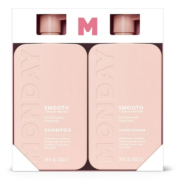 MONDAY Haircare SMOOTH Shampoo and Conditioner Set