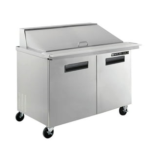 Maxx Cold X-Series Commercial Refrigerated Prep Station, Stainless Steel, 12 cu. ft.