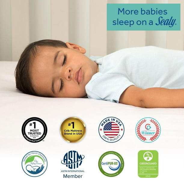 Sealy Ortho Rest Infant Toddler Crib Mattress
