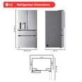 thumbnail image 5 of LG 29 cu.ft. 4-Door French Door Refrigerator w/Full Convert Drawer & Dual Ice makers, 5 of 17