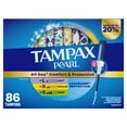 thumbnail image 9 of Tampax Pearl Tampons Trio Pack, Unscented, Light, Regular & Super, 86 ct., 9 of 9