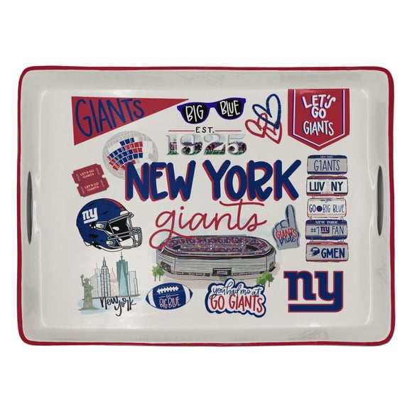 New York Giants Ceramic Serving Tray