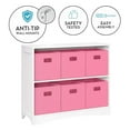 thumbnail image 5 of RiverRidge Horizontal Bookcase with 6 Bins, Assorted Shelf and Bin Colors, 5 of 6