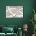 thumbnail image 3 of Spirals in Silver Minimal Canvas Print by Oliver Gal Prints, 3 of 5