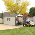 thumbnail image 3 of Lifetime 8' x 20' Outdoor Storage Shed, 3 of 8