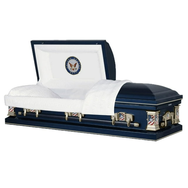 Titan Casket Military Premier Steel Funeral Casket, Choose Your Style