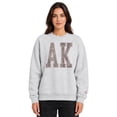 thumbnail image 1 of State of Mine Women's Camo Letters State Sweatshirt, 1 of 6