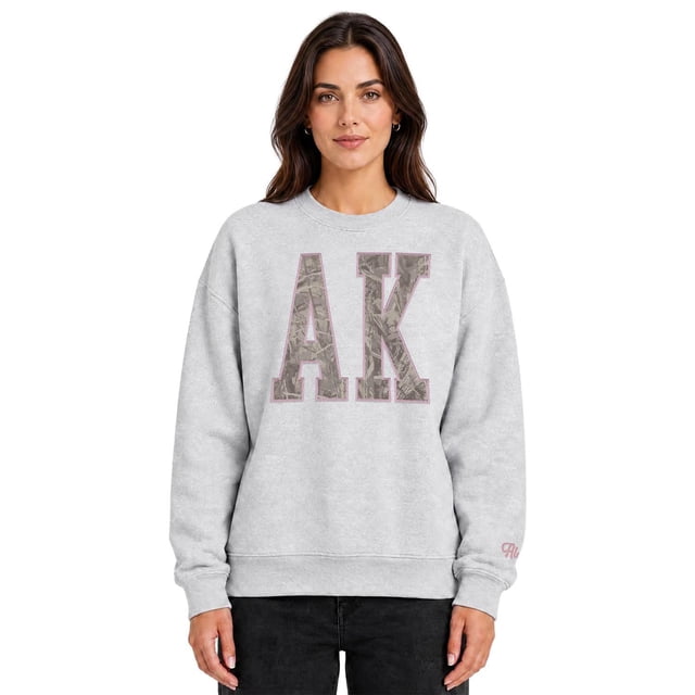 State of Mine Women's Camo Letters State Sweatshirt