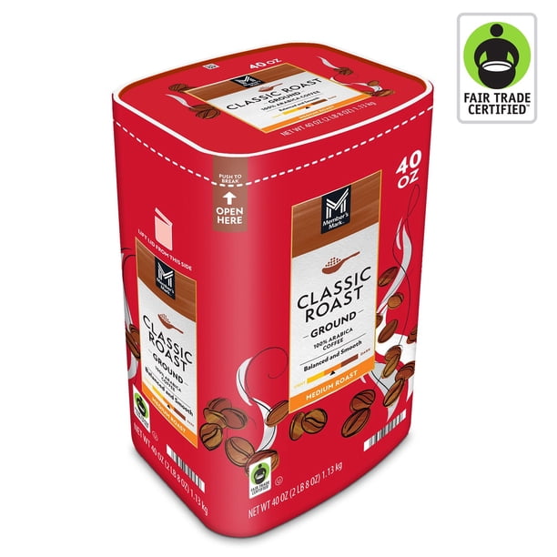 Member's Mark Classic Medium Roast Ground Coffee, 40 oz