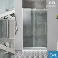 thumbnail image 9 of OVE Decors Bel 60" W x 78-3/4" H Frameless Soft-Close Sliding Shower Door, 9 of 9