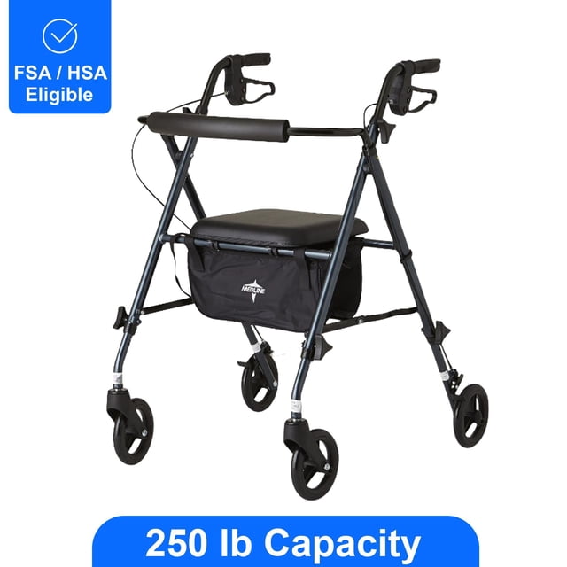Medline Ultra Lightweight Rollator (Assorted Colors)