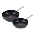 thumbnail image 1 of T-fal Stone Force Nonstick Cookware Fry Pan Set, 10.5" and 12", 1 of 10