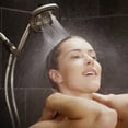 thumbnail image 5 of Oxygenics Contour 9-Setting Handheld Shower Head Brushed Nickel, 5 of 18