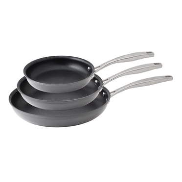 Member's Mark 3-Piece Hard Anodized Fry Pan Set