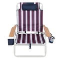thumbnail image 2 of Member's Mark 5 Position Beach Chair with Wooden Armrest, 2 of 14